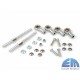 Alloy 7075 Steering rods with Steel Ball Joints (set)